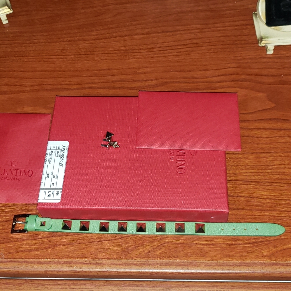 Valentino Garavani Rockstud leather bracelet